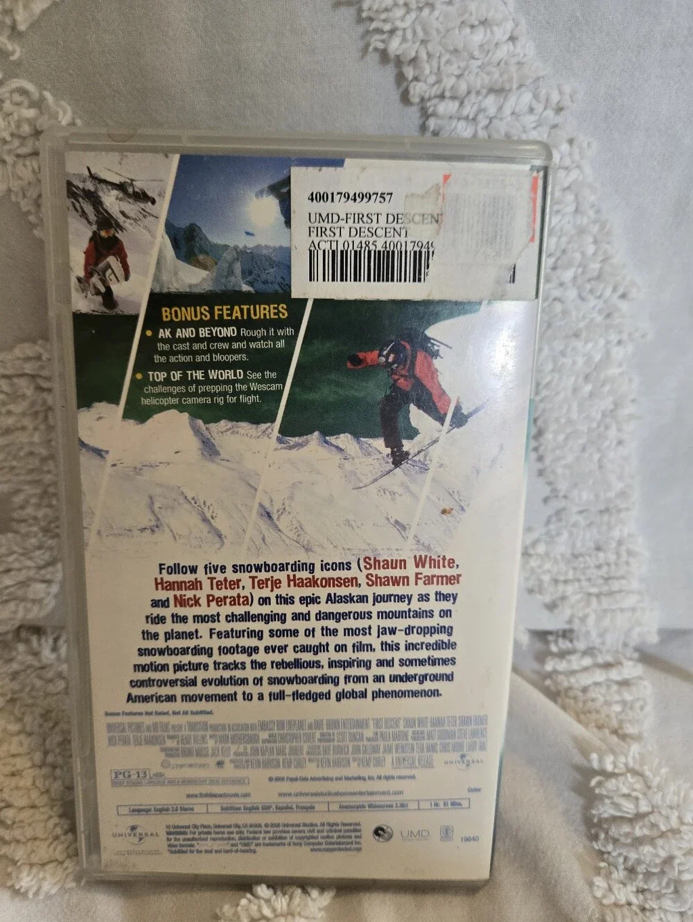 First Descent UMD Video - Snowboarding Film PSP